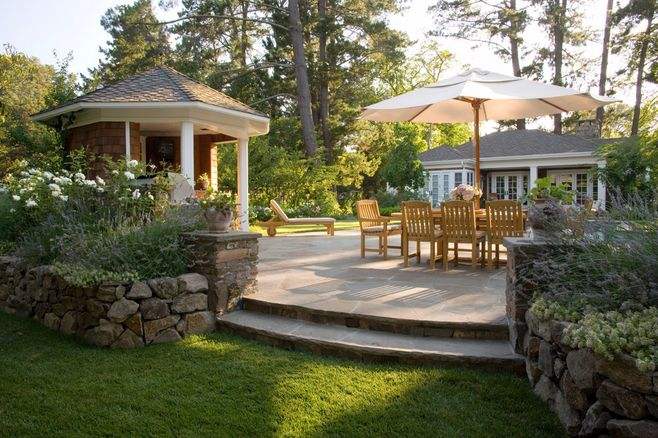 美式別墅庭院設(shè)計,青島花園設(shè)計