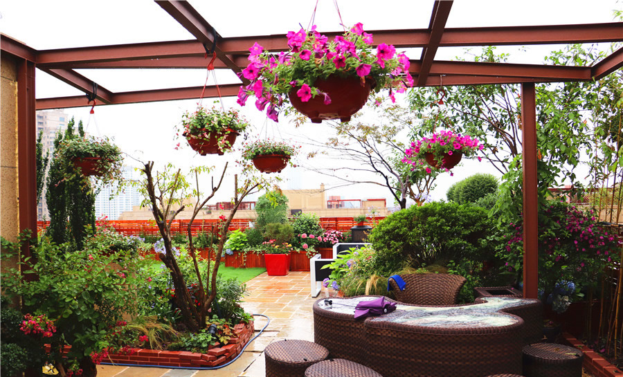 屋頂花園設(shè)計(jì),露臺(tái)花園設(shè)計(jì)