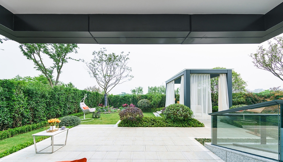 院里筑涼亭，生活舒適又愜意