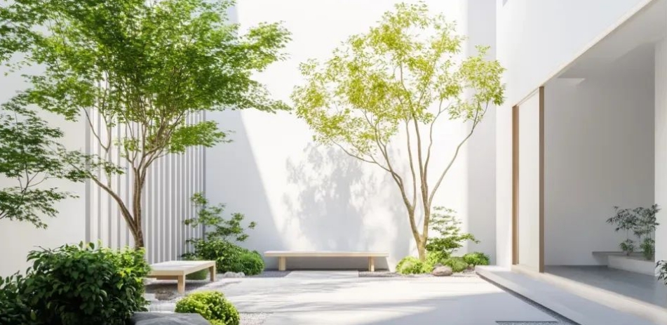 極簡風(fēng)花園設(shè)計